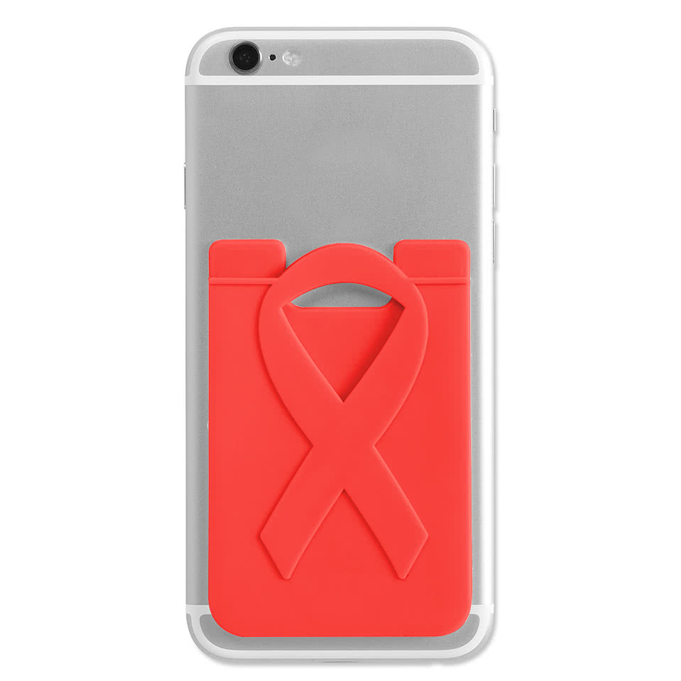 Adhesive Ribbon Cell Phone Card Wallet