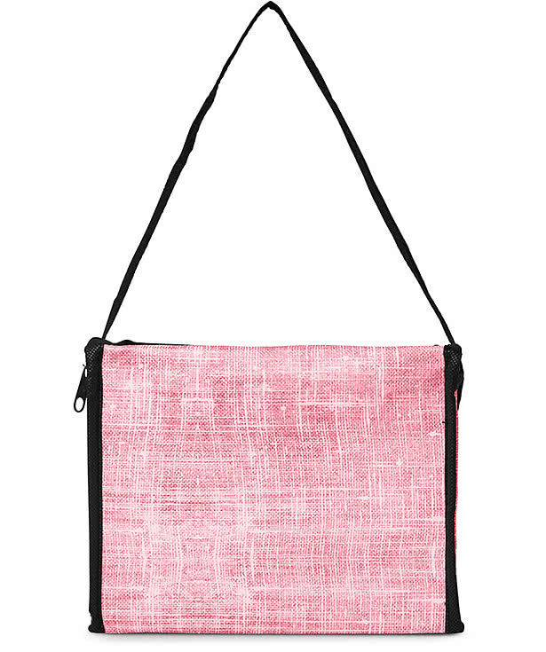 Denim Pattern Non-Woven 6 Can Cooler
