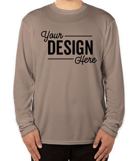 Soffe Military Performance Mesh Long Sleeve T-shirt - Color: Tan
