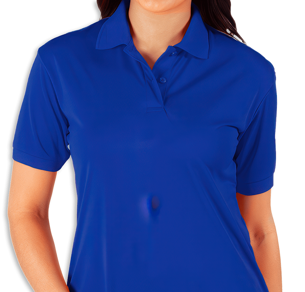 Blue Generation Women's BLU-X-DRI Snag Resistant Performance Polo - Printed-default