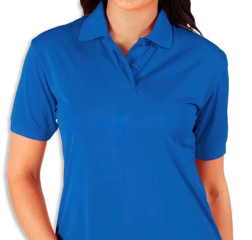 Blue Generation Women's BLU-X-DRI Snag Resistant Performance Polo - Printed-default