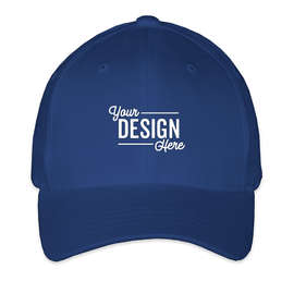 Yupoong Youth Twill Flexfit Hat - Color: Royal