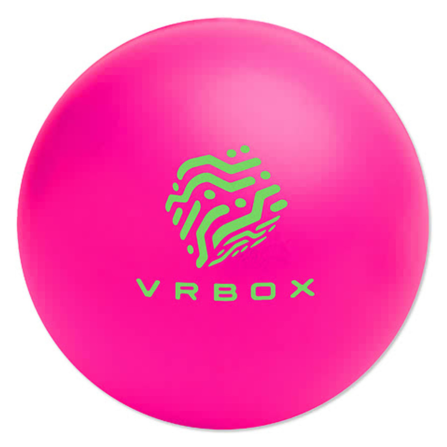 Neon Round Stress Reliever in Neon Pink
