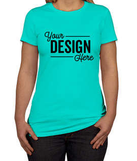 Bella + Canvas Women's Slim Fit Favorite T-shirt - Color: Teal