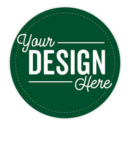 Full Color 2.5 in. Circle Magnet - Color: Forest Green