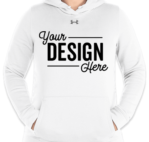 Custom Under Armour Women s Hustle Pullover Hoodie Design Women s Hoodies Sweatshirts Online at CustomInk