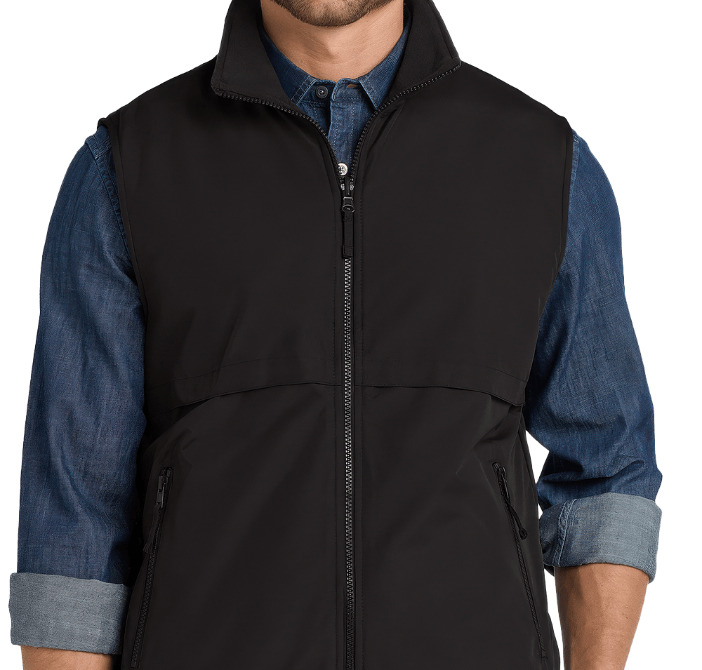 Port Authority Reversible Charger Shell Fleece Vest-default