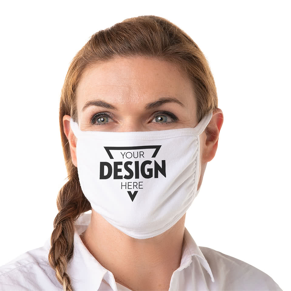 Customized Triple-ply Cotton Face Mask