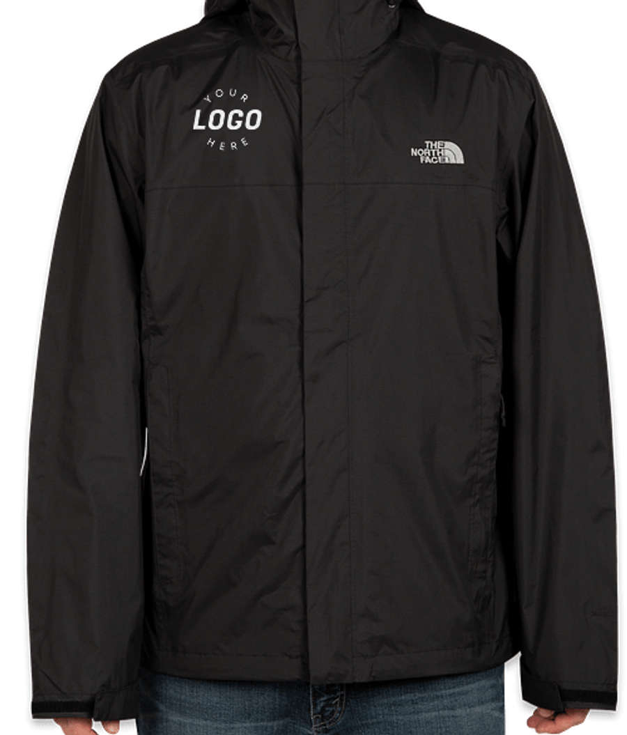 The North Face Waterproof Windbreaker Jacket in Black