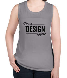 Bella + Canvas Women's Flowy Muscle Tank - Color: Storm