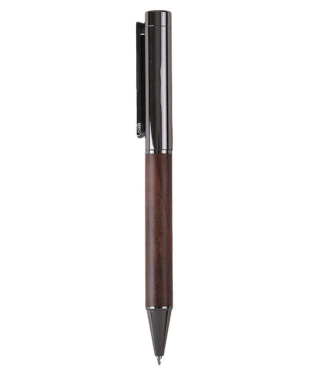 Laser Engraved Luxwood Ballpoint Pen (black ink)