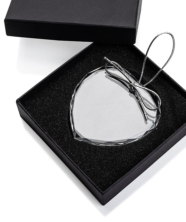 Optical Crystal Heart Ornament
