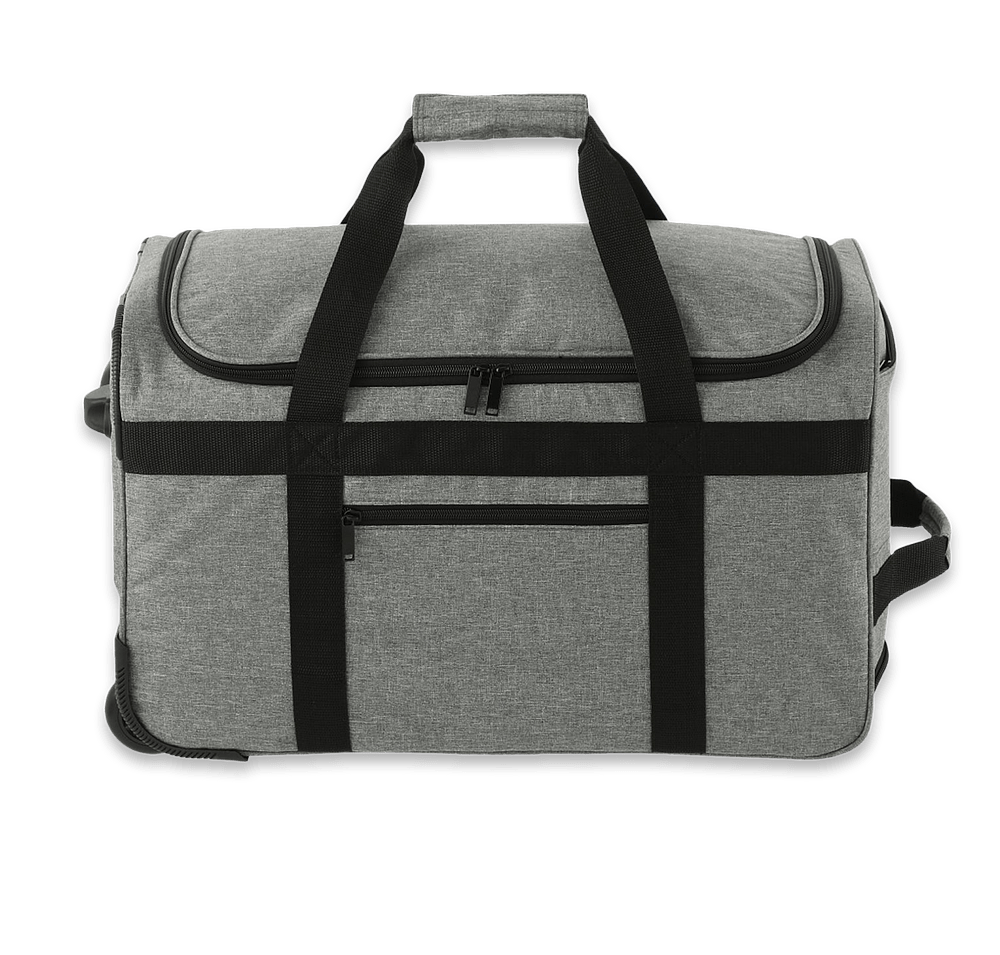 Graphite Recycled Wheeled Duffel Bag-default