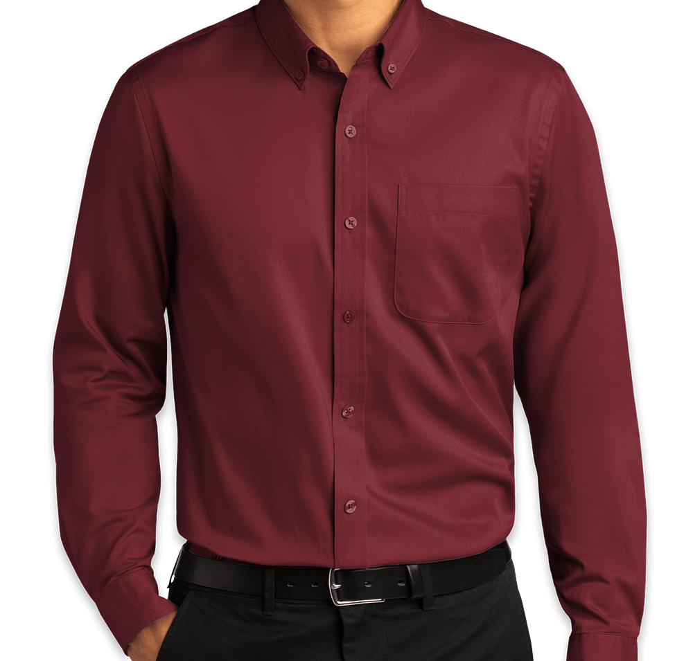 Port Authority SuperPro React Dress Shirt - Printed-default