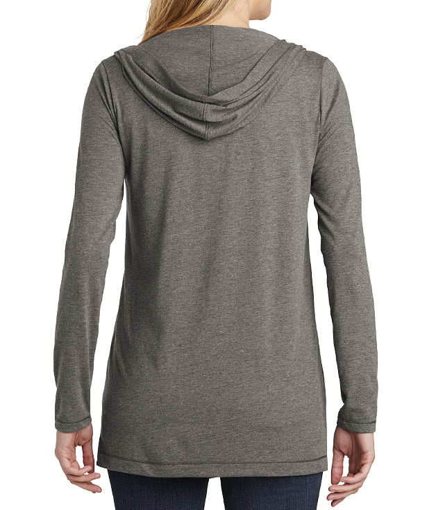 District Women's Perfect Tri-Blend Hooded Cardigan