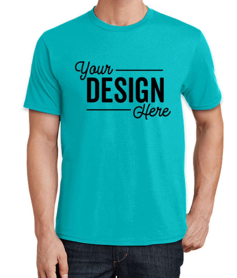 Port & Company Fan Favorite T-shirt in Bright Aqua