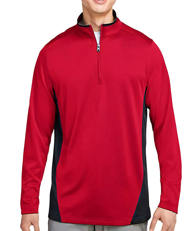 Harriton Flash Snag Protection Plus Quarter Zip Performance Shirt