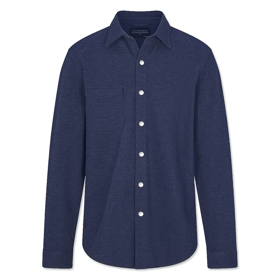 Fossa Apparel Hermitage Pocket Long Sleeve Overshirt