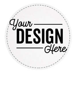 Circle Cardboard Coaster - Color: White