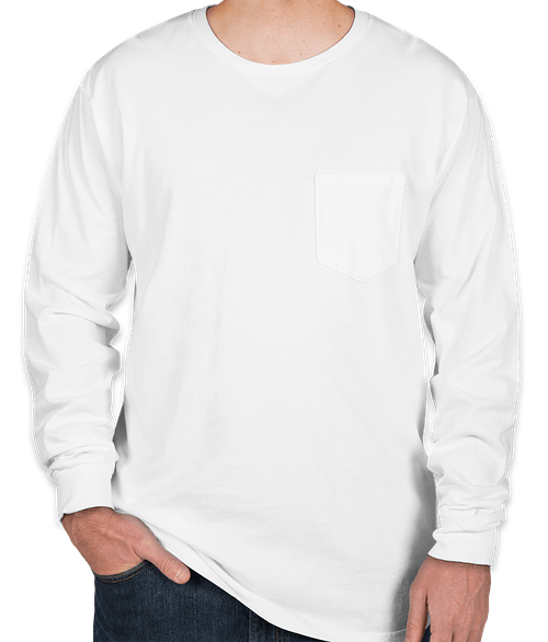 Pigment Dyed Long Sleeve Pocket T-shirt 
