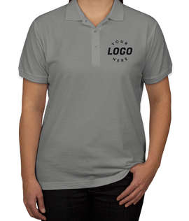 Port Authority Women's Silk Touch Polo - Color: Cool Grey