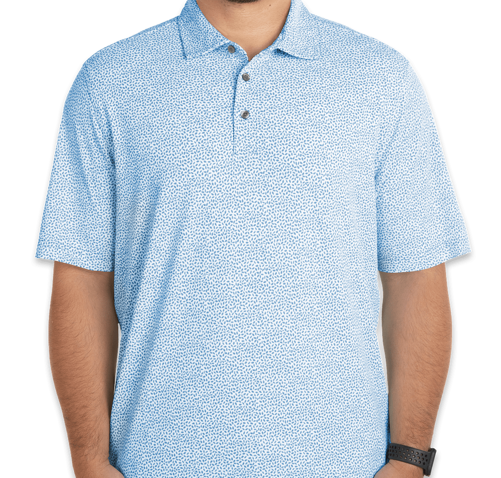 Cutter & Buck Virtue Eco Botanical Print Performance Pique Polo-default