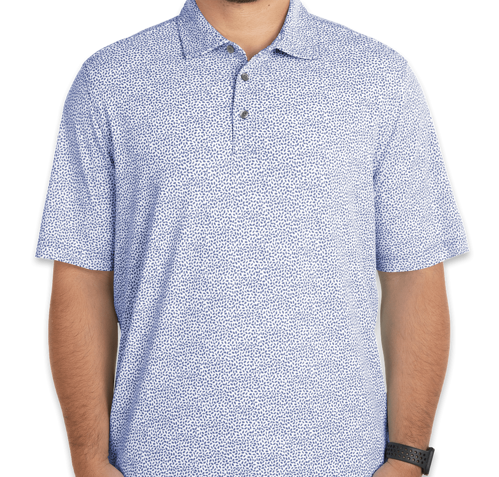 Cutter & Buck Virtue Eco Botanical Print Performance Pique Polo-default