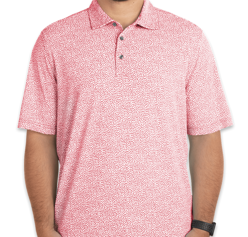 Cutter & Buck Virtue Eco Botanical Print Performance Pique Polo-default