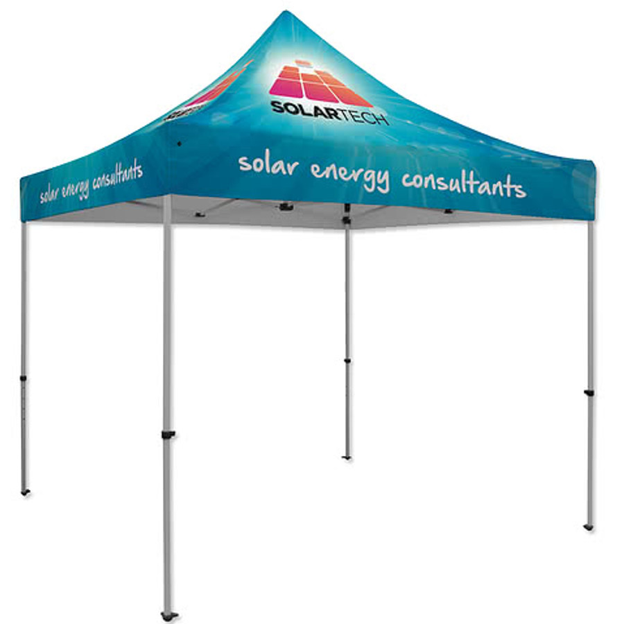 Full Color 10' Premium Canopy Tent in Athletic Gold