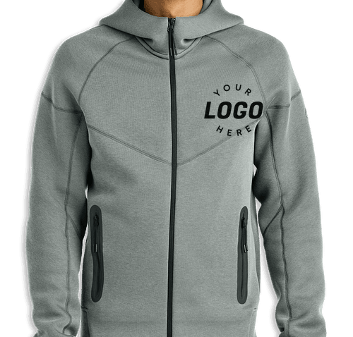 Custom Nike Tech Fleece Zip Hoodie Design Full Zip Sweatshirts Online at CustomInk