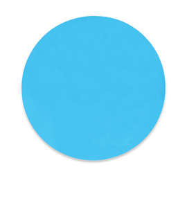 Full Color PrevaGuard Round Mouse Pad - Color: Columbia Blue