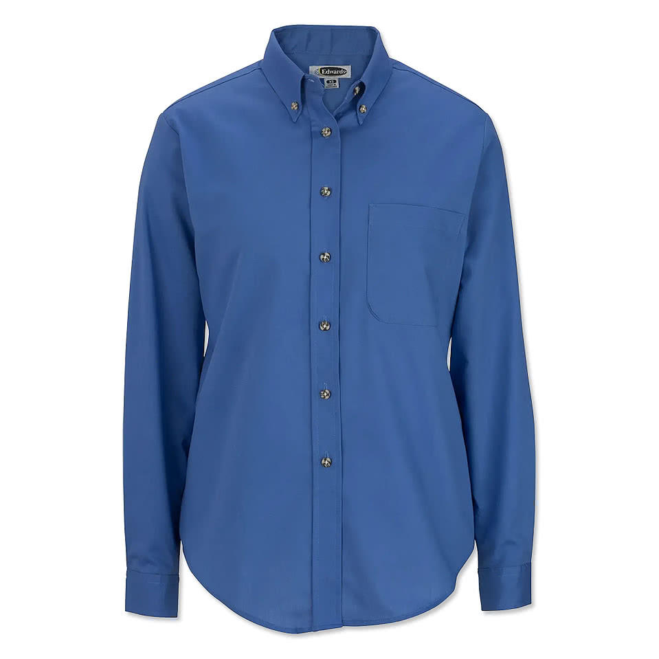Edwards Women's Easy Care Poplin Dress Shirt