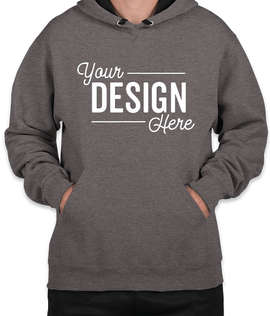 Fruit of the Loom Sofspun Pullover Hoodie - Color: Charcoal Heather