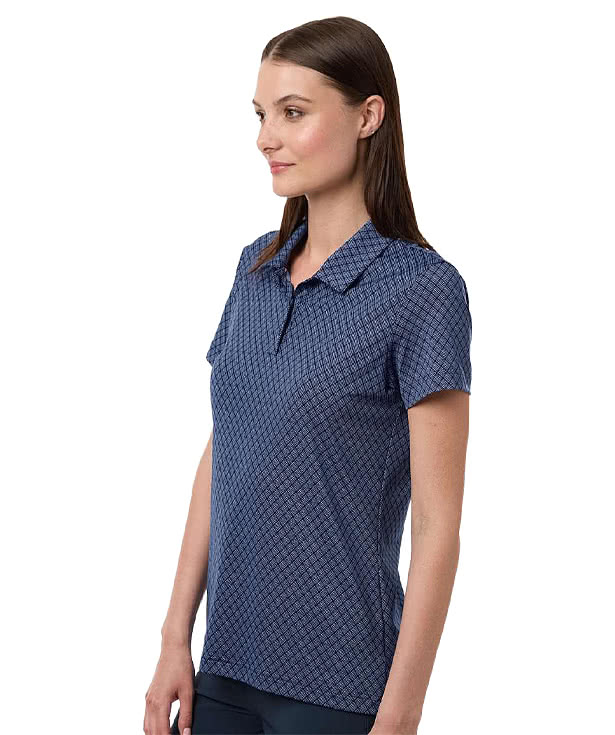 Adidas Women's Recycled Stretch Grid Performance Polo