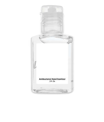 Full Color 0.5 oz. Squirt Hand Sanitizer - Unscented  /  White