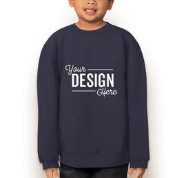 Russell Athletic Youth Dri Power® Crewneck Sweatshirt - Color: Navy