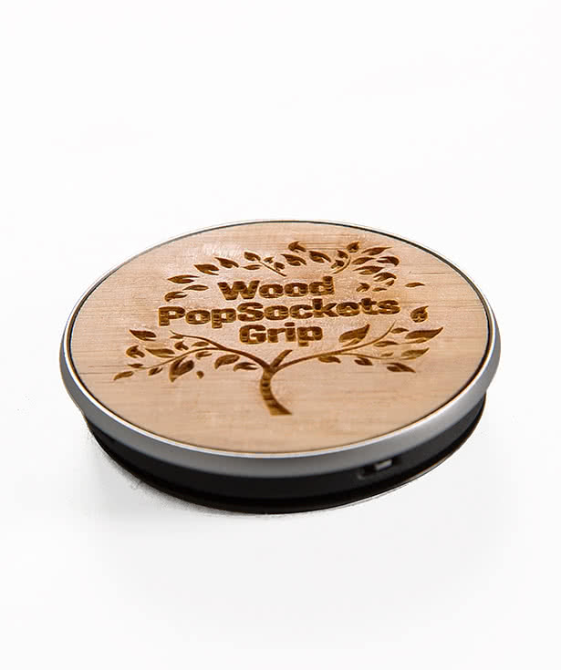 Laser Engraved Wood PopSocket®