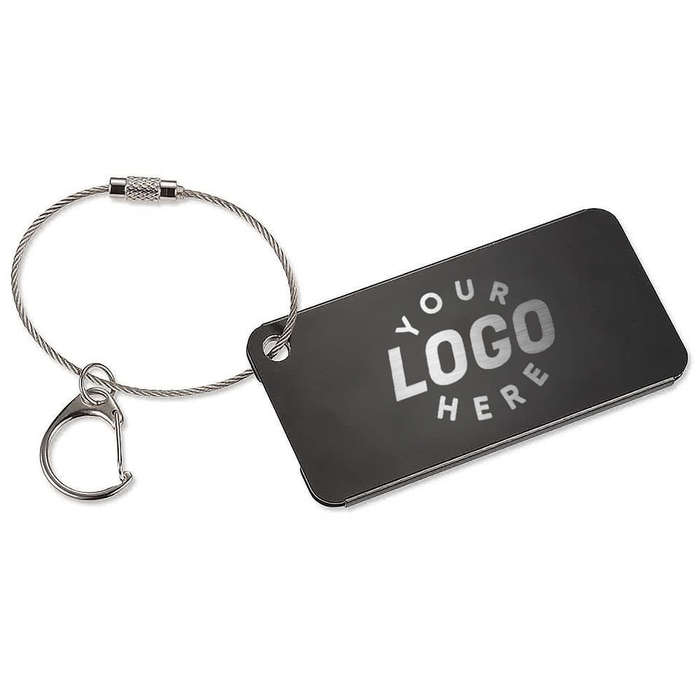 Laser Engraved Aluminum Luggage Tag