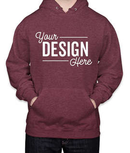 Jerzees Nublend 50/50 Pullover Hoodie - Color: Vintage Heather Maroon