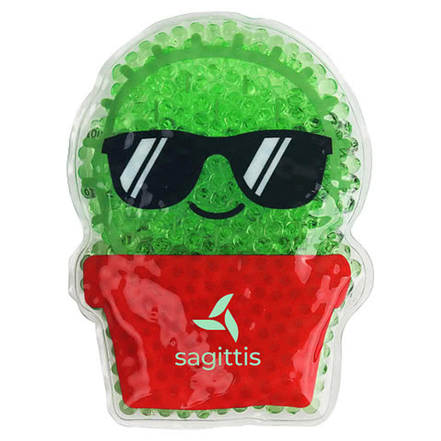 Cactus Aqua Pearls Hot/Cold Pack in Green/Red