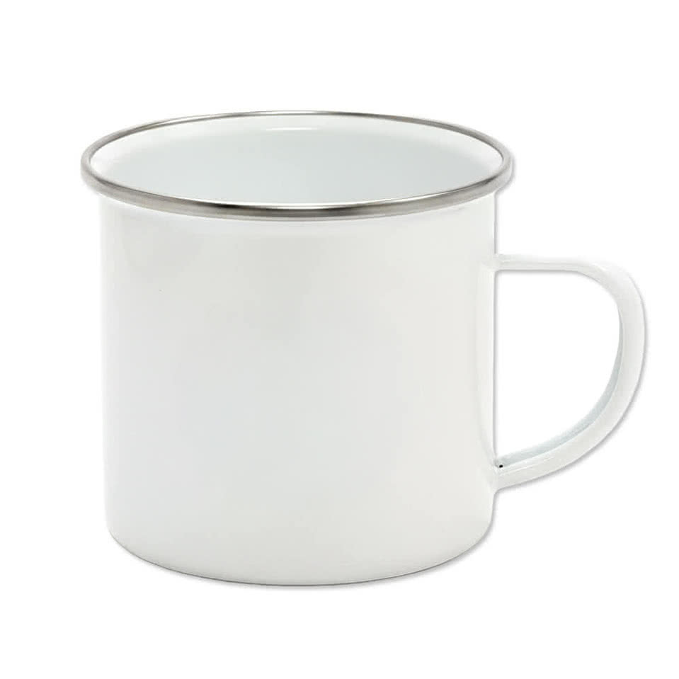 Full Color 12 oz. Enamel Campfire Mug