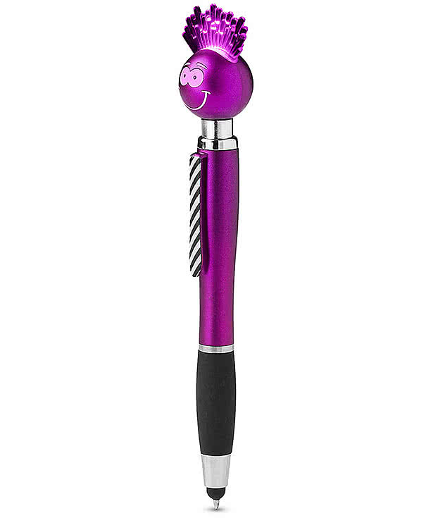 Goofy Face Lite-Up Stylus Ballpoint Pen (black ink)