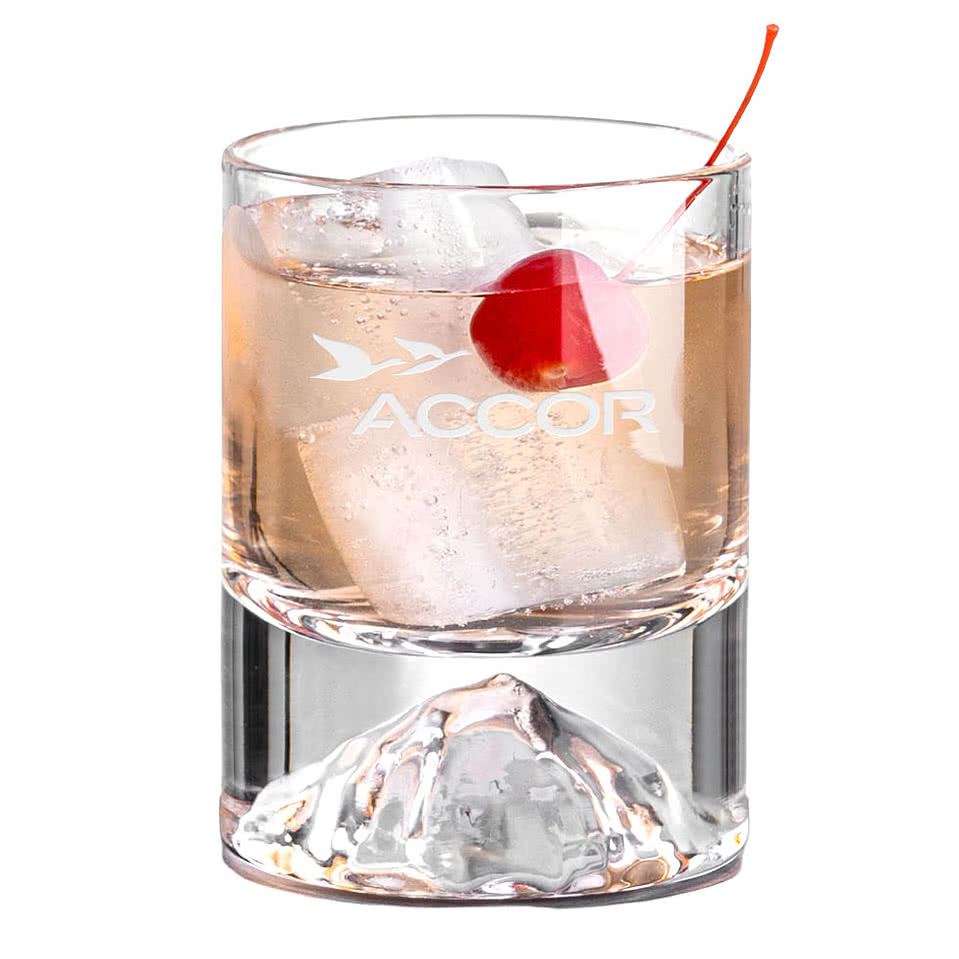 Laser Etched 8 oz. Denali On-the-Rocks Glass
