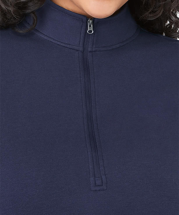 Elevate Women's Rigi Eco Knit Half Zip Sweatshirt