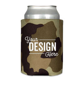 Foldable Can Cooler - Color: Tan Camo