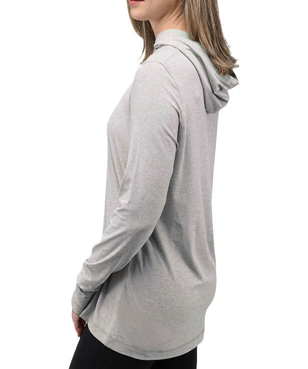 Wellable Women's Knit Recycled Hooded Long Sleeve Performance Shirt