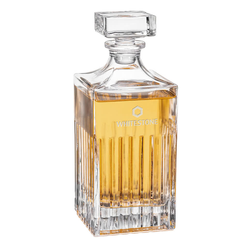 Laser Etched 30 oz. Drummond Decanter with Lid