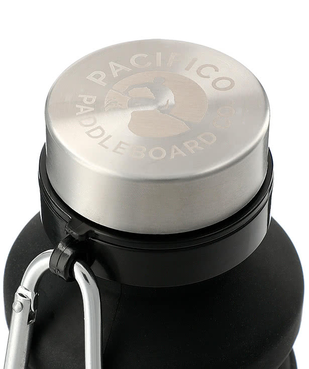 Laser Engraved 18 oz. Zigoo Silicone Collapsible Bottle