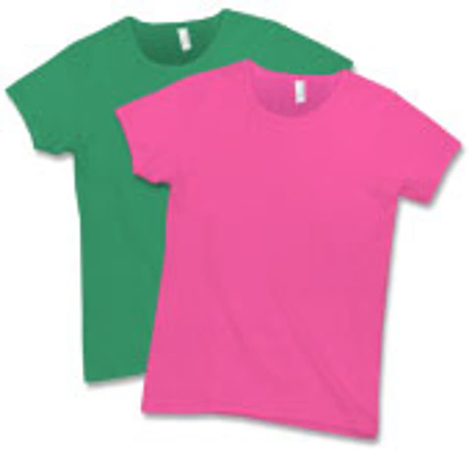 American Apparel Girly Crewneck T-shirt