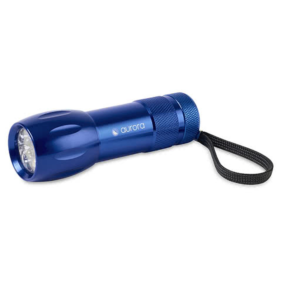 Mini LED Aluminum Flashlight in Silver